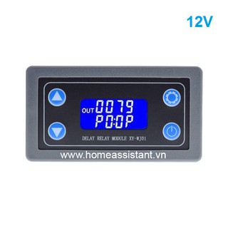 Công tắc trễ delay relay thời gian đa năng 12v 6a wj01