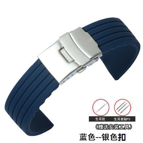 （Bolanxun） Dây đeo Tissot 1853 cao su nguyên bản chống thấm nước Tudor PRC200T085T055T095 Leloc 19mm