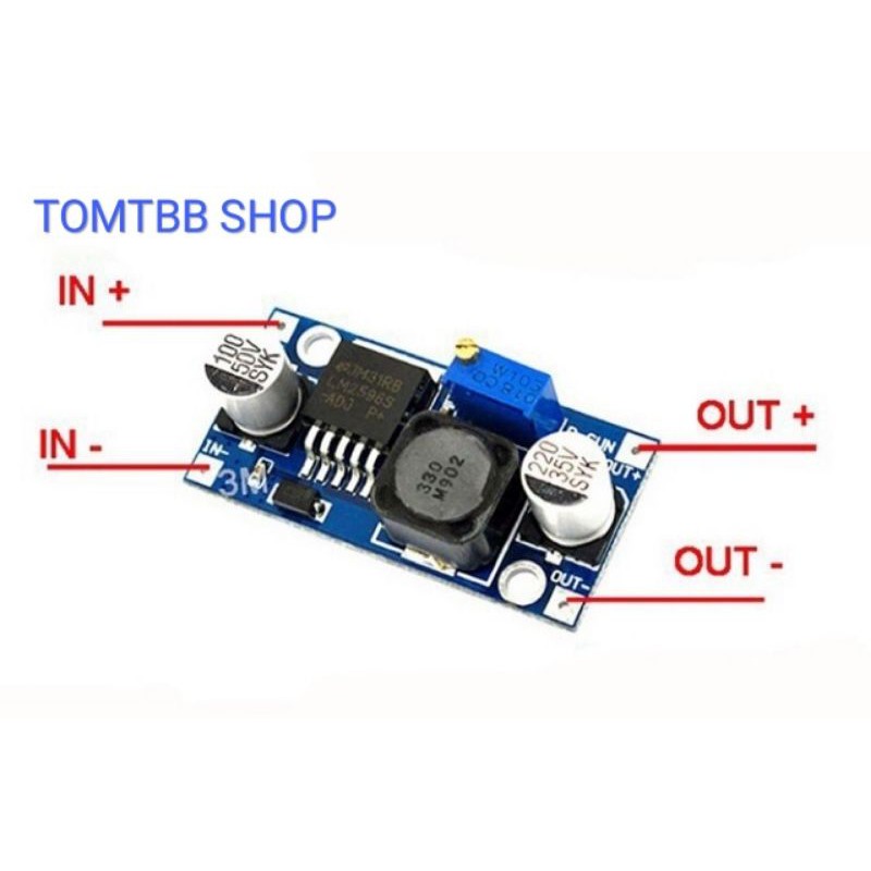 Mạch hạ áp 12V xuống 5V -Mạch chế nguồn đa năng.