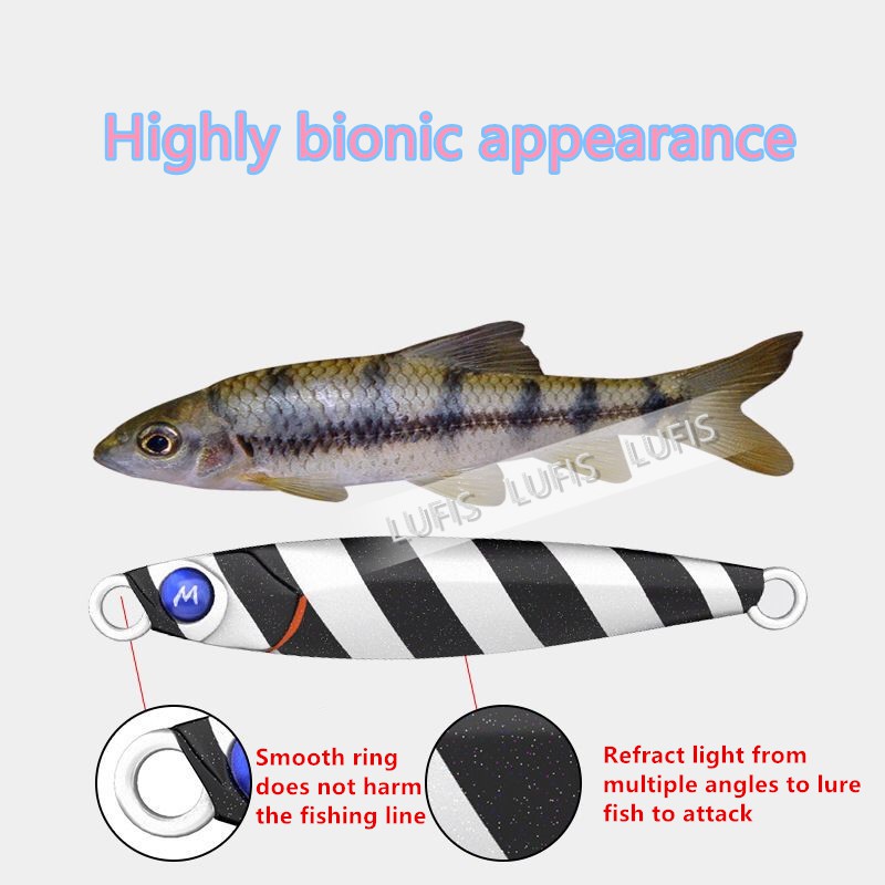 jigging Fishing lure Mồi Câu Cá Giả 7g / 12g / 17g / 22g Chuyên Dụng