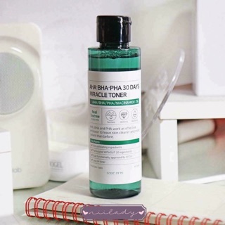 Nước cân bằng AHA-BHA-PHA 30DAYS MIRACLE TONER Some By Mi