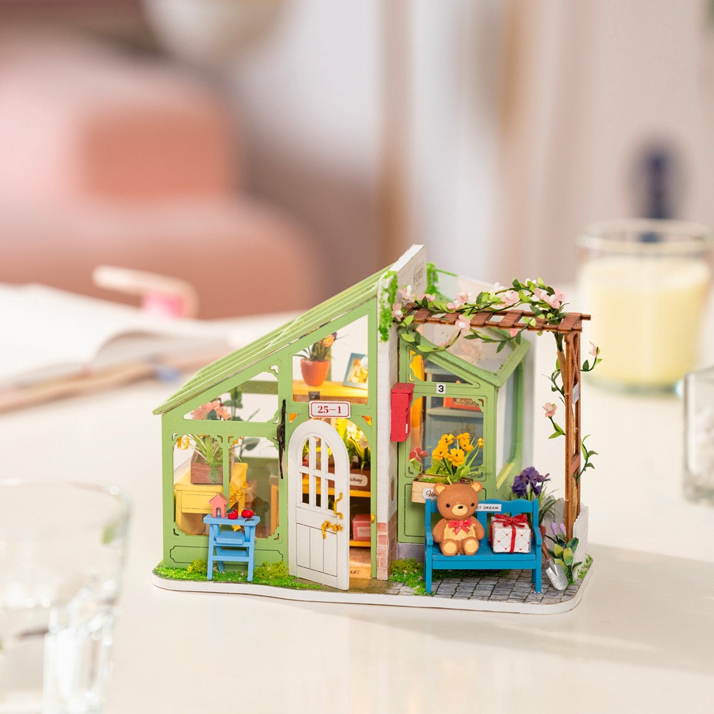 Mô hình ENCOUTER FLOWER tự lắp ráp bằng gỗ DOLLHOUSE DIY- Robotime