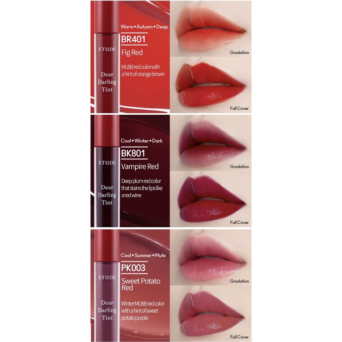 Son tint Etude Dear Darling Water Gel Tint