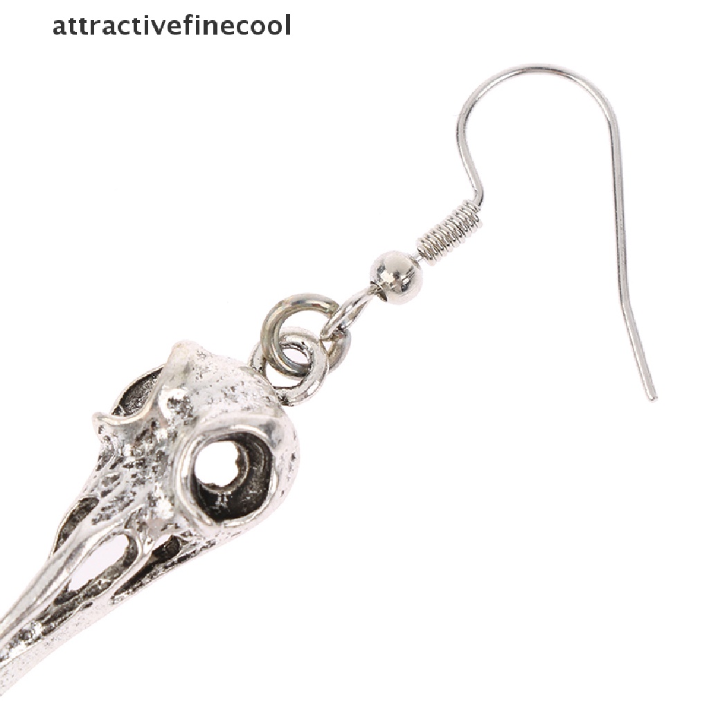 Acvn Khuyên Tai Hình Đầu Lâu Chim Phong Cách Gothic Punk Làm Quà Tặng