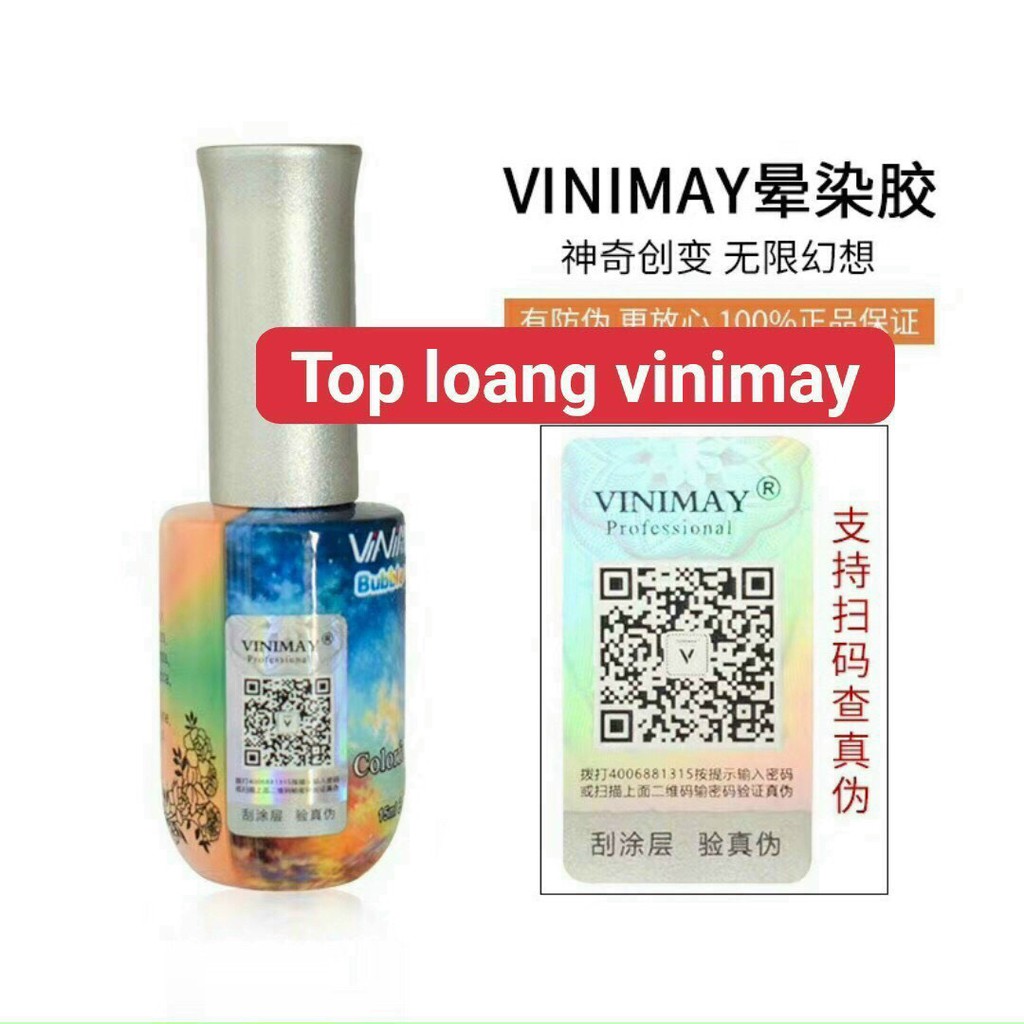 Top Loang Vinimay, Gel Tạo Loang 15ml-Cheap Nail