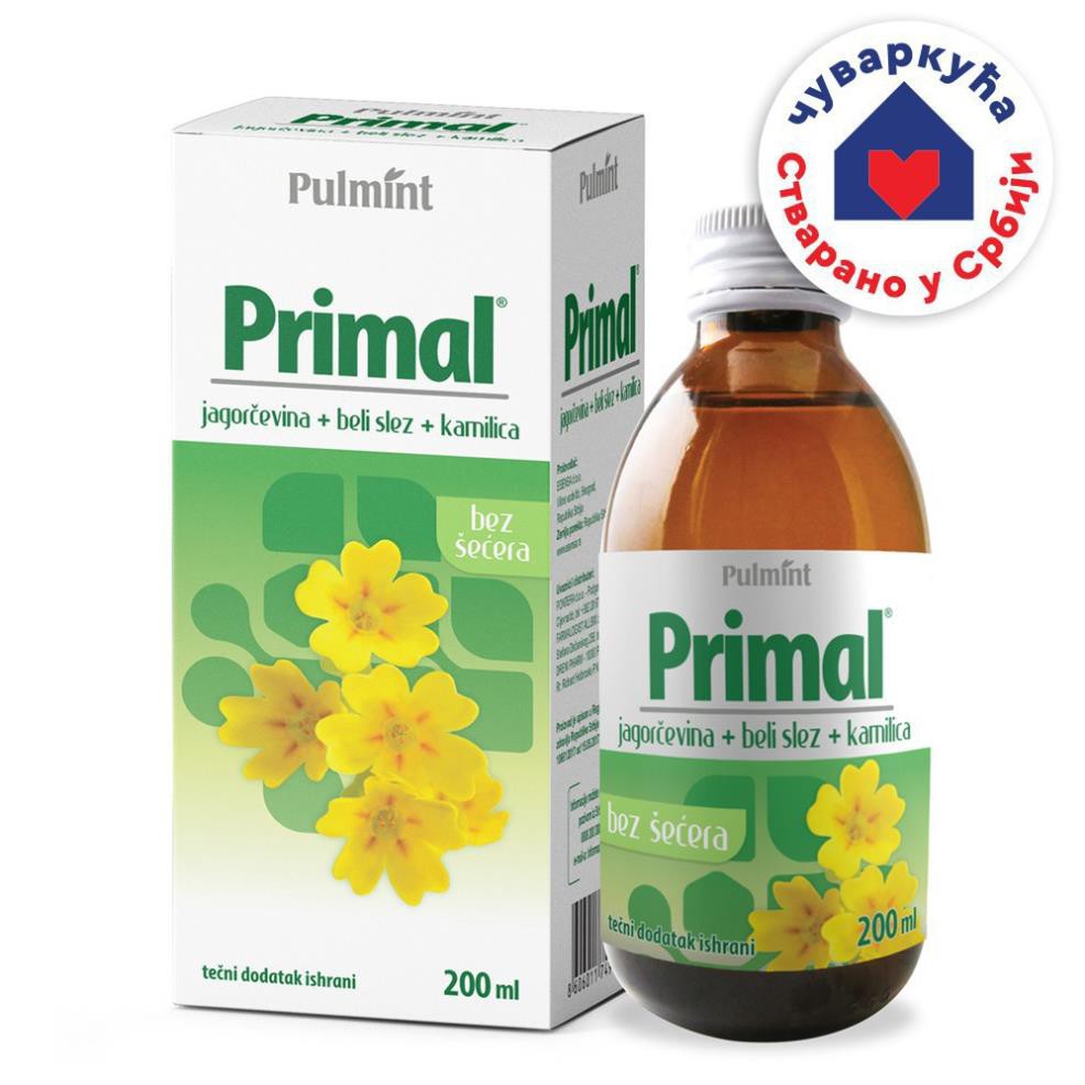 Siro Giảm Ho Không Đường Primal Syrup - Phù Hợp Với Người Tiểu Đường 150gr