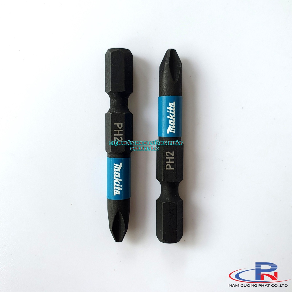 Mũi vặn vít PH2x50mm Impact Black Makita E-08763 - Bộ 2 cái