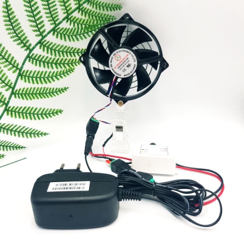 Quạt Hút Mùi Thú Cưng, Hút Khói💦Tản Nhiệt, Làm Mát Máy Tính, CPU Brushless 12V 3000RPM Có Điều Chỉnh Tốc Độ