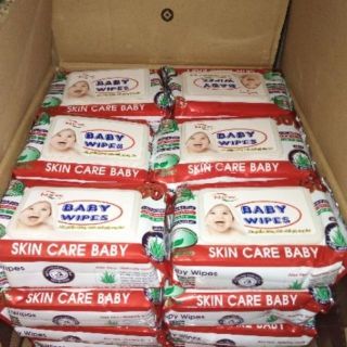Tphcm:20 gói khăn ướt baby wipes 80gr7