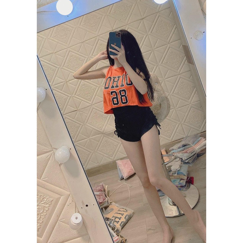 set xinh ohio năng động quần rút dây cá tính