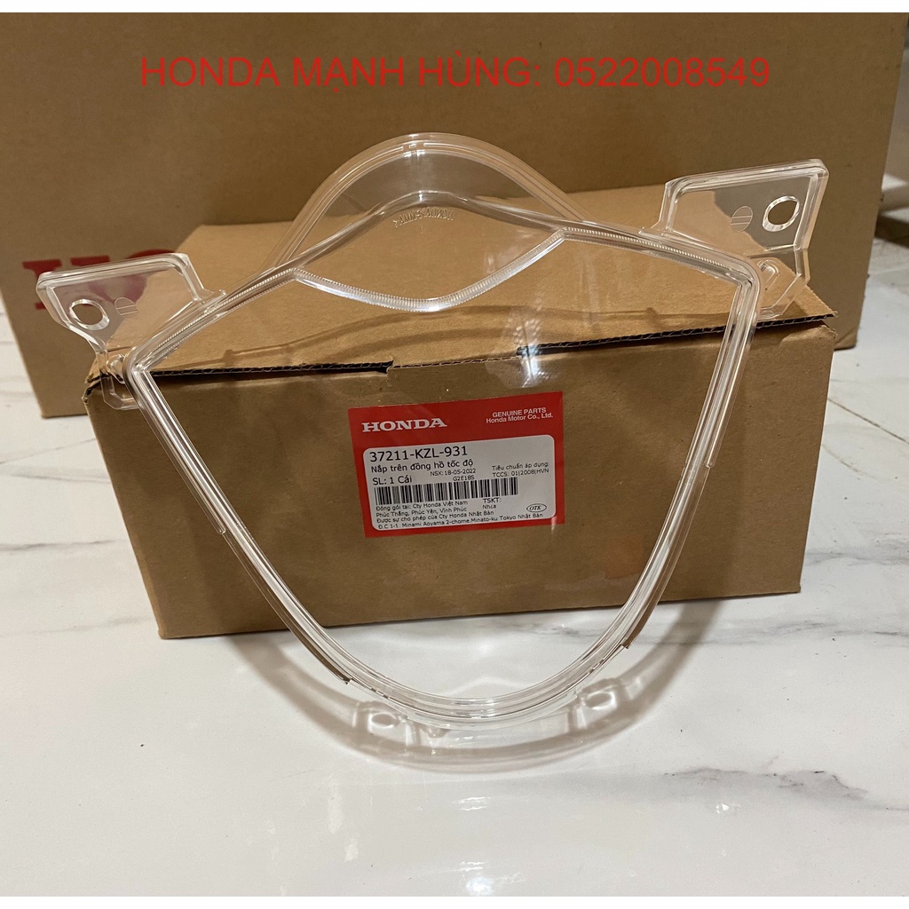 Nắp trên đồng hồ tốc độ - kính đồng hồ HONDA VISION Cũ năm 2009-2013. 37211KZL931