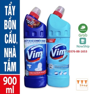 Vim nước tẩy bồn cầu toilet tím 900ml vim chuyên dụng 925 g