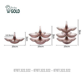 Khay Đựng Mứt Tết, Khay Mứt Vảy Cá Hình Tháp