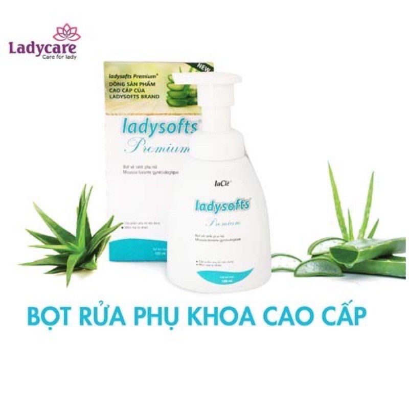 Ladysoft Premium - Bọt vệ sinh vùng kín phụ nữ hằng ngày