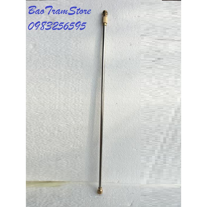 Cần tưới cây, phun phân bón inox dài 60cm - Kéo dài ra 105cm dùng cho bình phun thuốc tự động