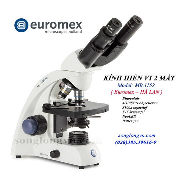 Kính Hiển vi 2 mắt MB.1152 Euromex-Hà Lan