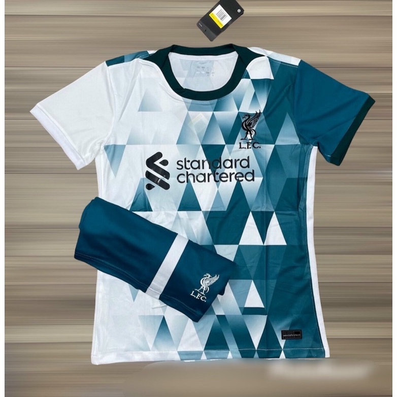 Set quần áo bóng đá CLB Liverpool mẫu mới - Vải gai thái - Nam nữ mặc thoải mái