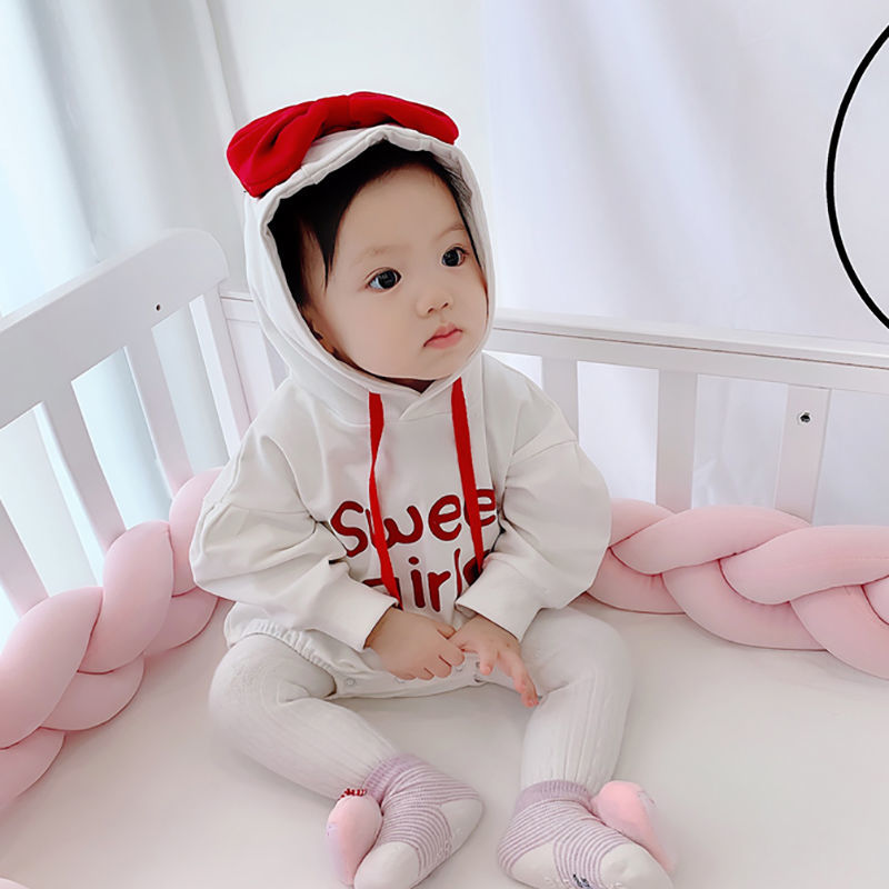 Áo hoodie liền thân tay dài dáng rộng/Quần legging thời trang xuân thu dành cho bé trai và bé gái sơ sinh