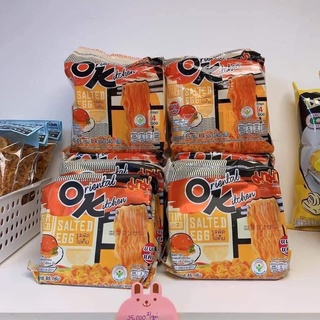 Mì trộn trứng muối OK Thái giá 75k/4 gói