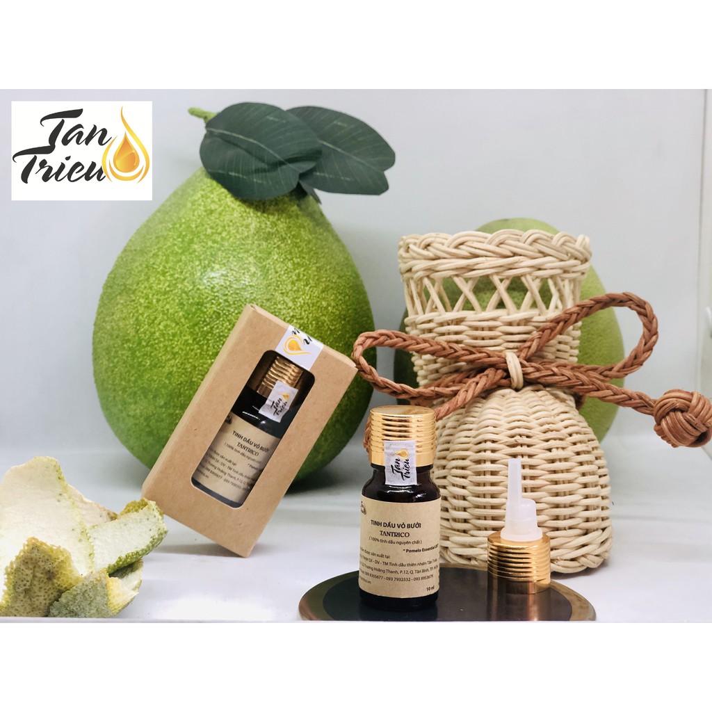 TINH DẦU VỎ BƯỞI - TANTRICO { 10ml } - [ SẢN XUẤT TẠI VIỆT NAM ] - CÓ GIẤY KIỂM NGHIỆM & CÔNG BỐ TIÊU CHUẨN CHẤT LƯỢNG