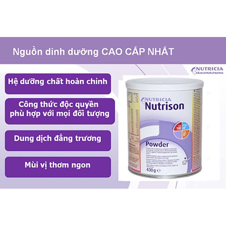 [Date 05/2022] Sữa Bột Nutrison powder 430g