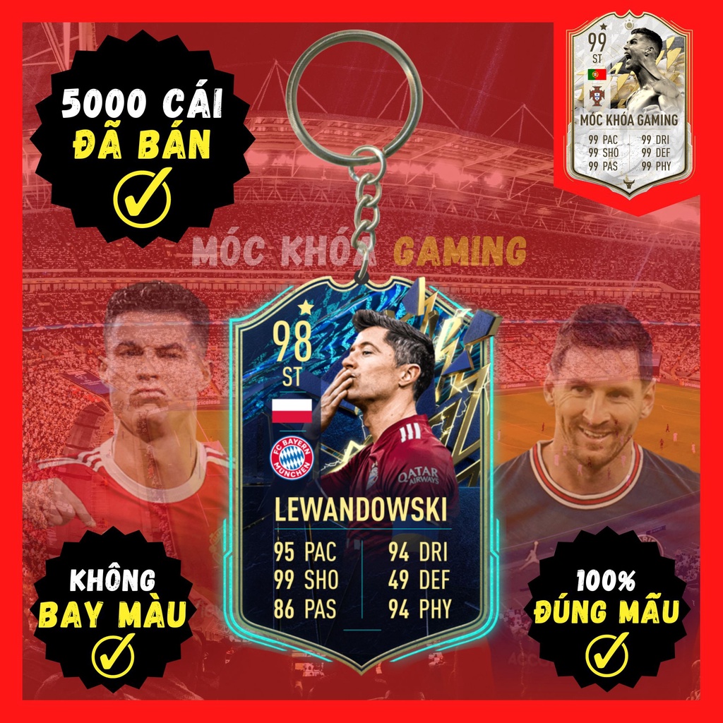 Móc Khóa Robert Lewandowski