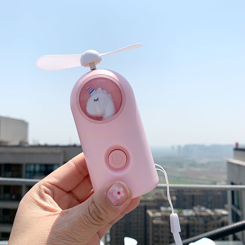 Quạt Cầm Tay Tích Điện Hình Chú Ngựa Mini (Tặng kèm dây sạc) | BigBuy360 - bigbuy360.vn