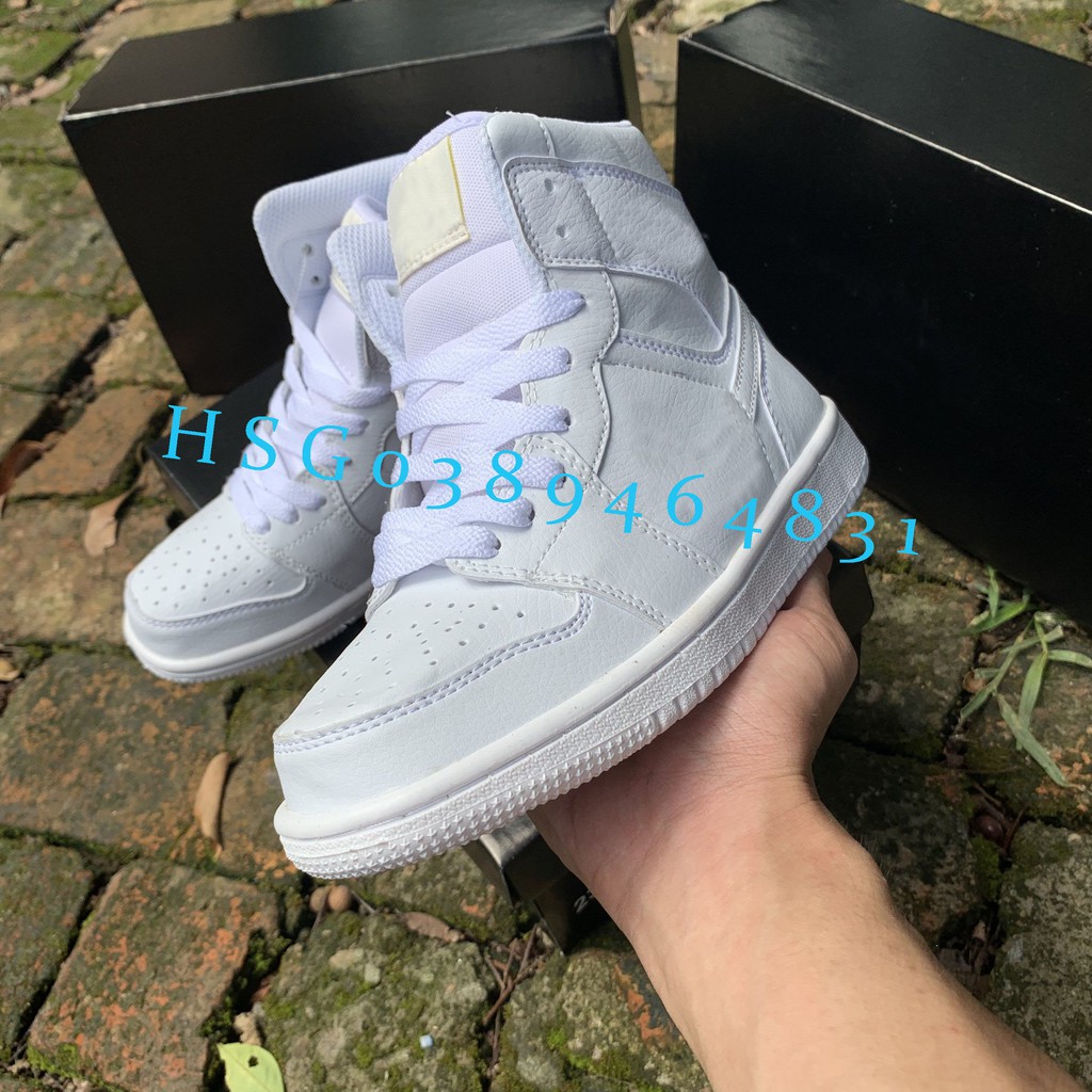 Giày J cao cổ, Giày thể thao sneaker high nam nữ các màu hot nhất Full box bill