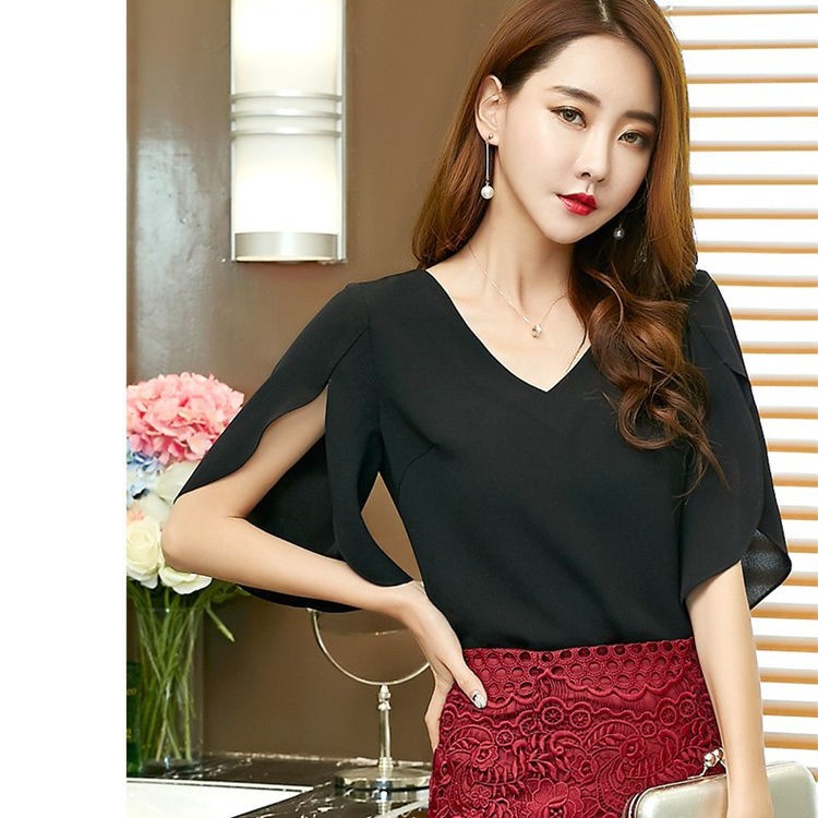 Áo sơ mi công sở ❣️FREESHIP❣️ Áo tay sẻ sang chảnh