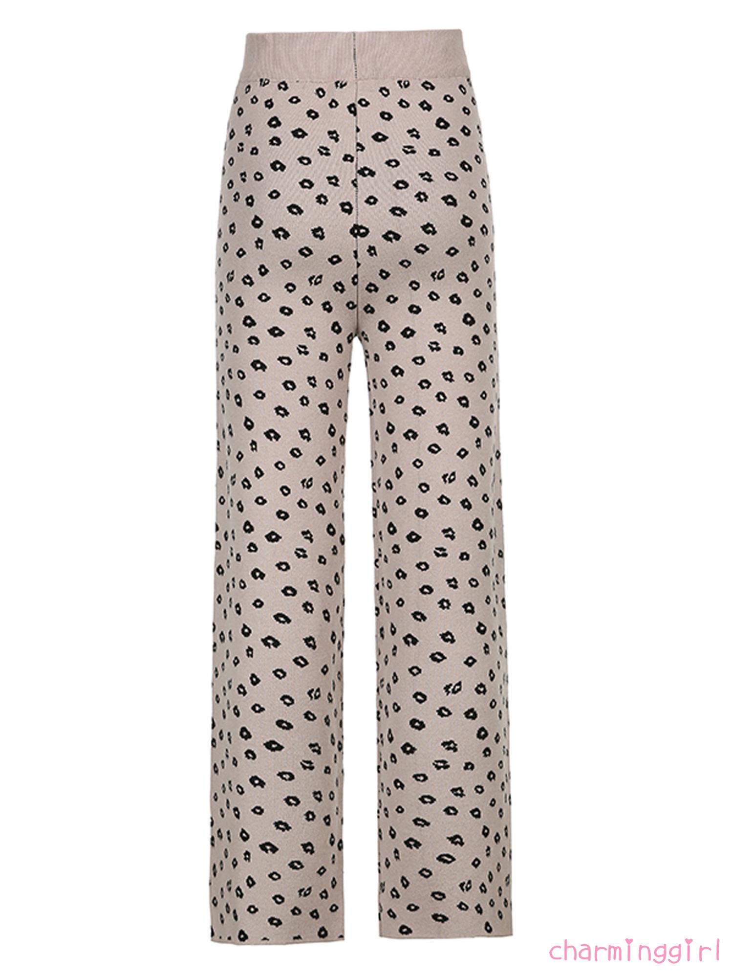 Quần Dài Nữ Lưng Cao Ống Đứng In Hoa Thời Trang | BigBuy360 - bigbuy360.vn