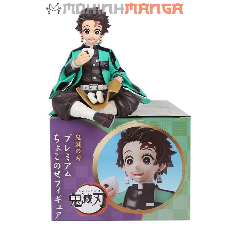 [CÓ QUÀ TẶNG] Mô hình figure Kimetsu Ngồi ăn bánh(Tanjiro Zenitsu Inosuke) Kimetsu no Yaiba Thanh Gươm Diệt Quỷ Cứu Nhân