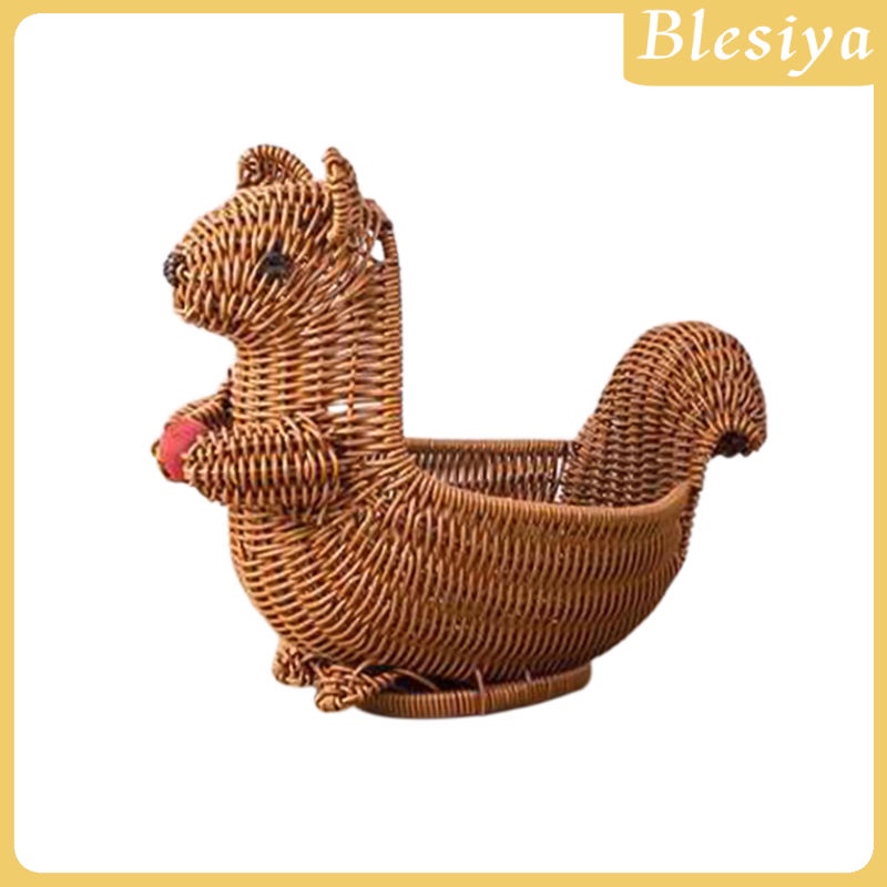[Bresiya] Khay Đựng Trái Cây / Thức Ăn Vặt Đan Mây Hình Dáng Dễ Thương