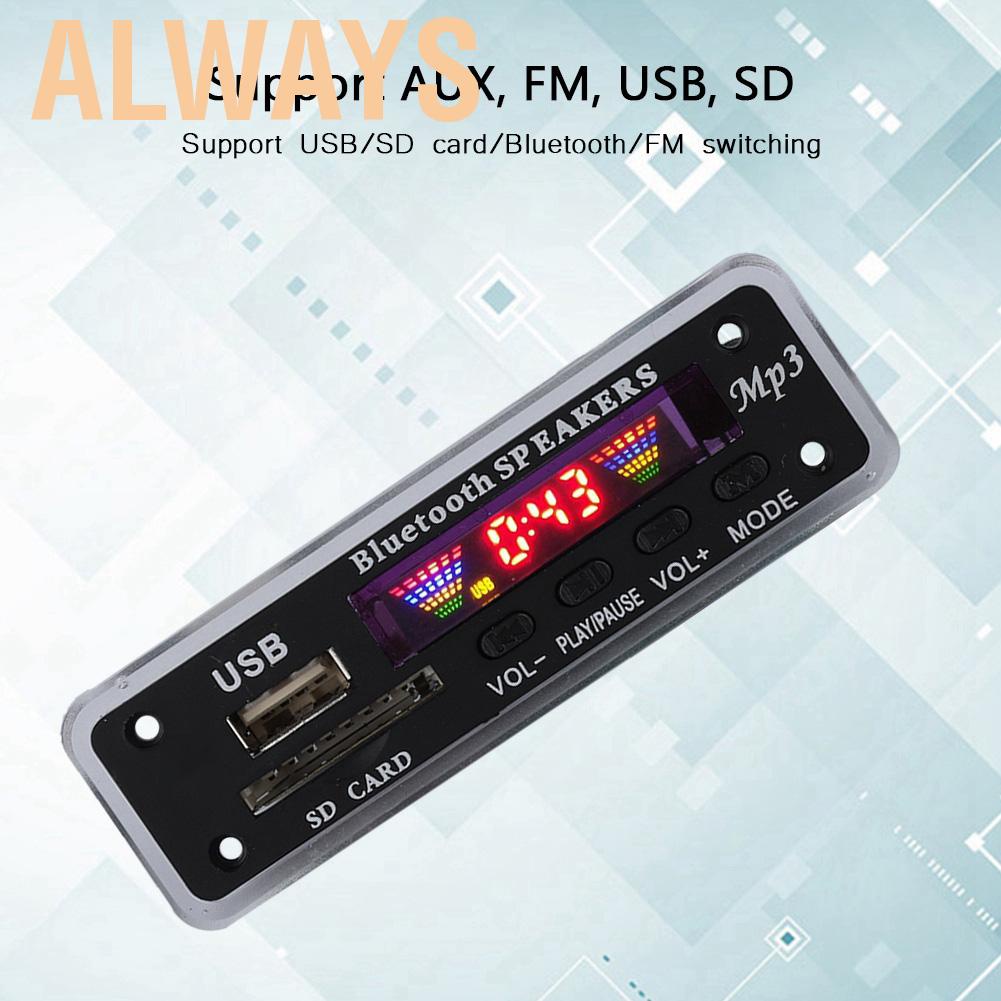 [Seller Recommend] Bo mạch giải mã âm thanh Bluetooth sdm01bt + u-dx MP3 FM 4 màu