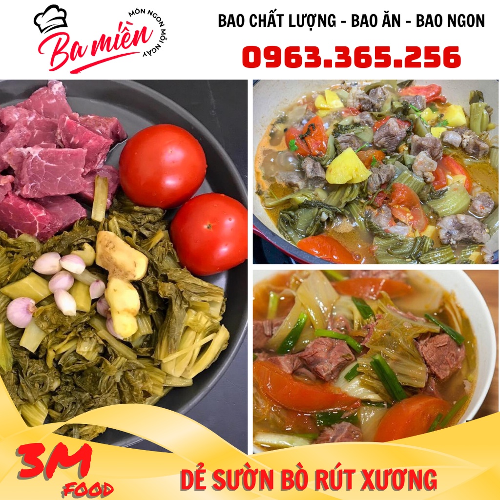 Dẻ sườn bò rút xương 1kg - Hỏa tốc tại Hà Nội - 3M FOOD GS