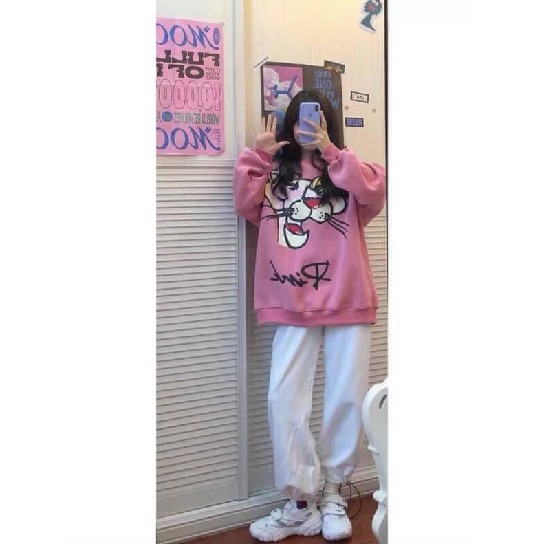 Bộ nỉ hồng funny quần umi freesize | BigBuy360 - bigbuy360.vn