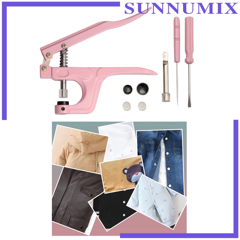 [SUNNIMIX]Snap Fastener Pliers Snaps Installation Hand Tools Crafting Bibs Fastening Replacing