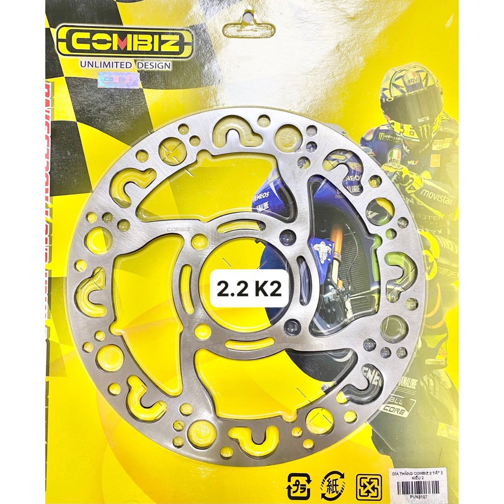 - Dĩa thắng 220MM Combiz WAVE RSX 110 FUTURE BLADE AIRBLADE SIRIUS EXCITER