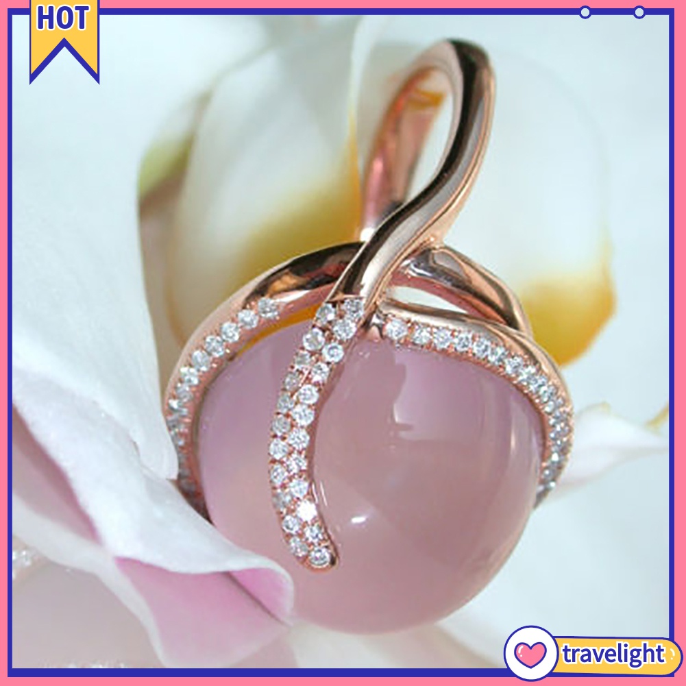 Nhẫn Đính Đá Mặt Trăng Giả K1