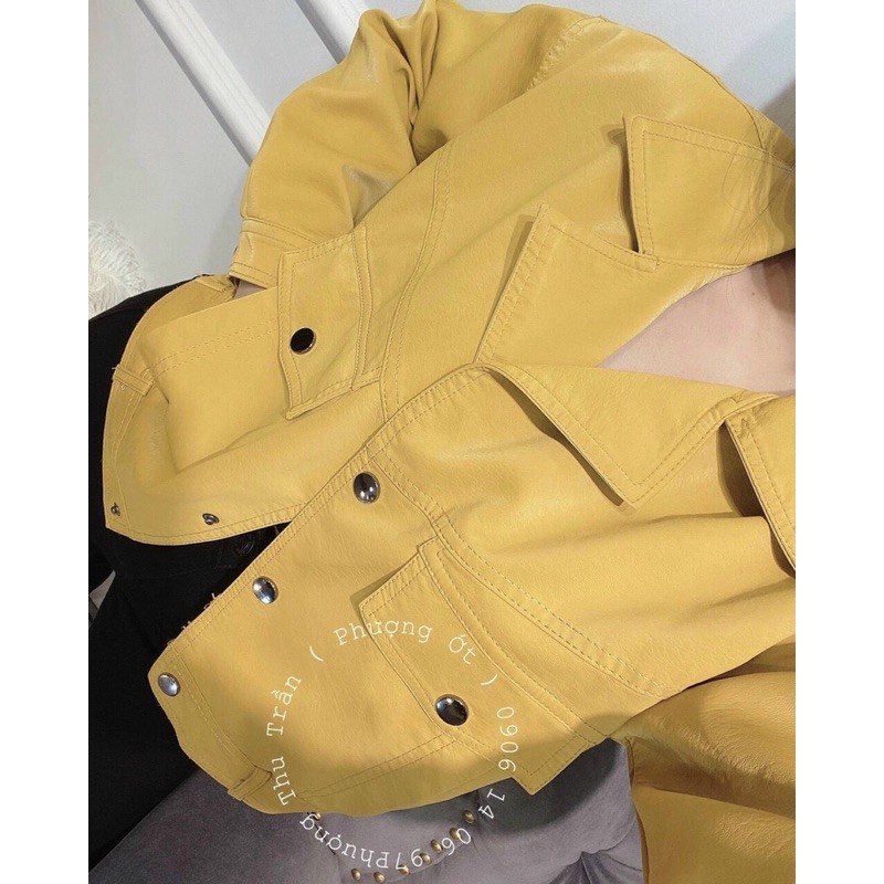 Siêu Hót- Áo Khoác Da Nhung Khuy Lưng Hottrend | BigBuy360 - bigbuy360.vn