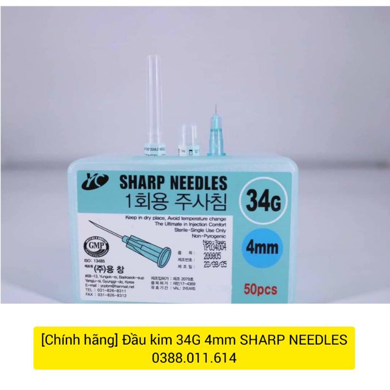 ĐẦU KIM 34G 4MM SHARP NEEDLES