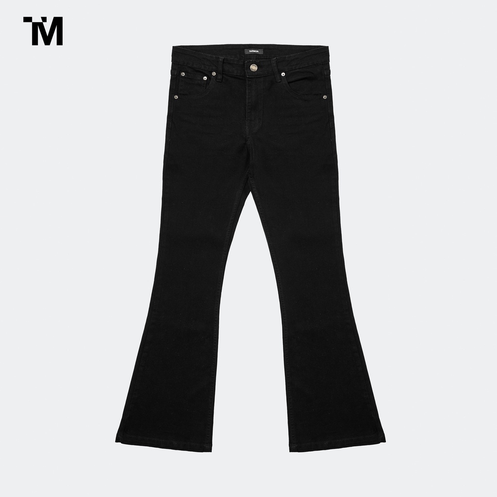Quần Jeans Nam TARMOR Ống Loe Màu Đen Flared Jeans In Black