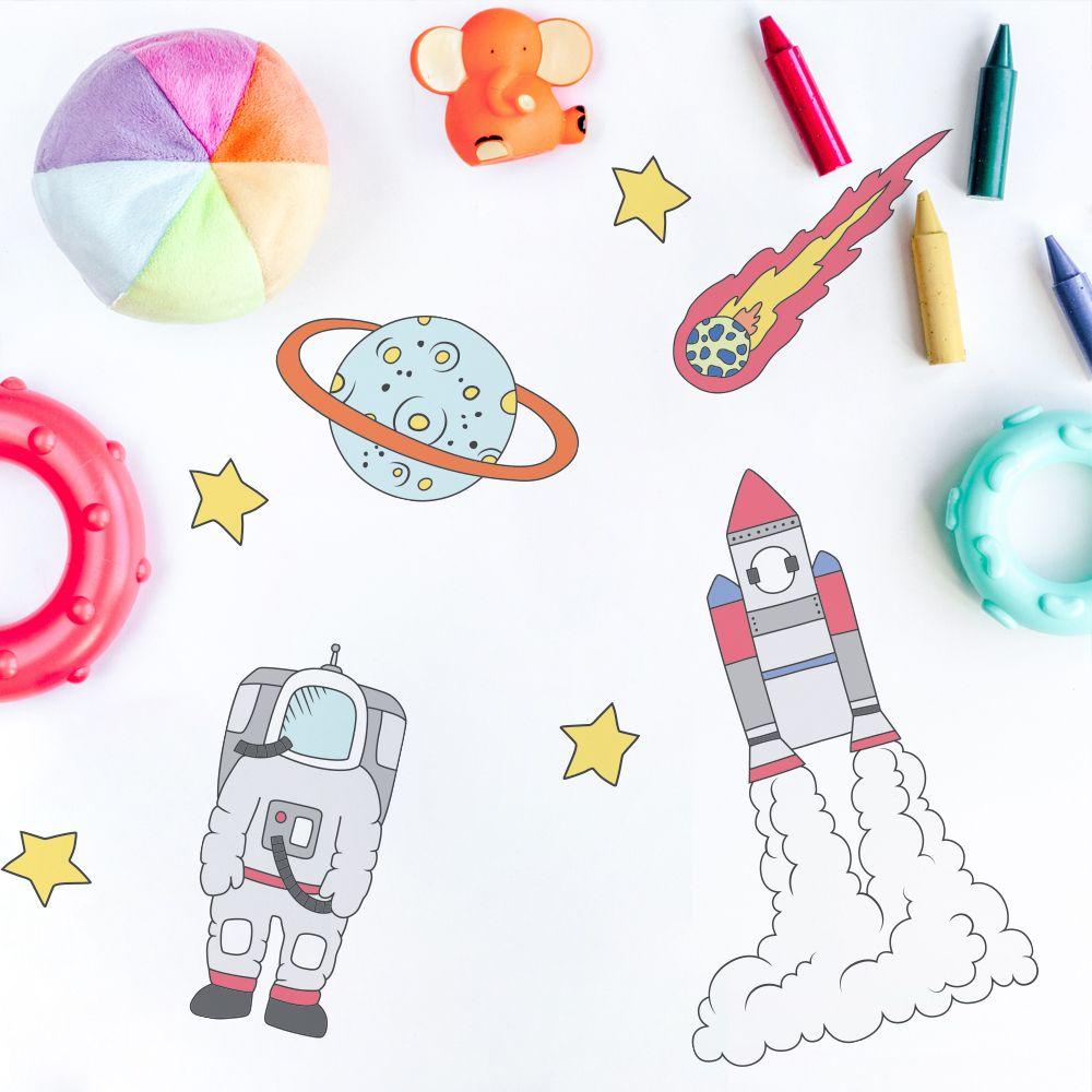 BORAG Sticker Dán Tường Hình Cầu Vồng Và Trái Tim Dùng Trang Trí Phòng Khách