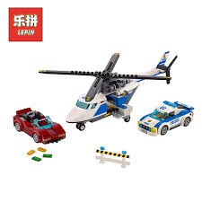 Lắp Ráp Xếp Hình not Lego City 60138, Lepin 02018 , bela 10656 : Cuộc truy đuổi tốc độ cao.