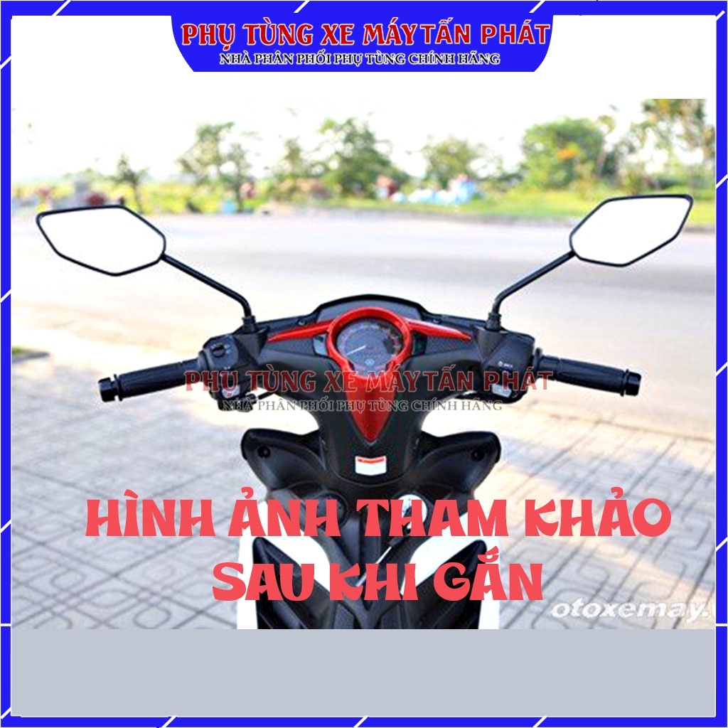 Gương Kính Chiếu Hậu Xe Máy Ex exciter 135 Sirius Jupiter Nouvo Chính Hãng Yamaha