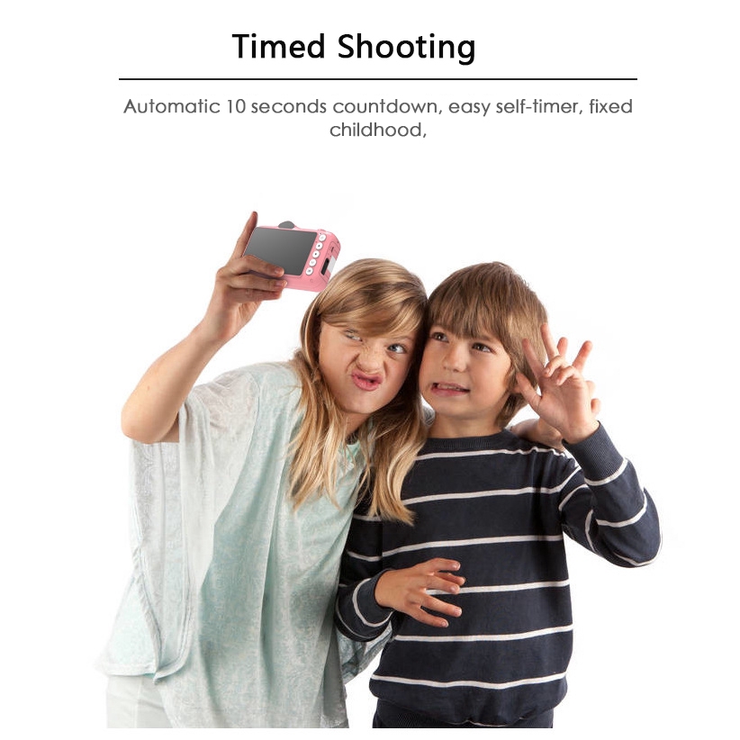 Camera mini kỹ thuật số màn hình màu 3.5inch 1080P HD cho bé | BigBuy360 - bigbuy360.vn