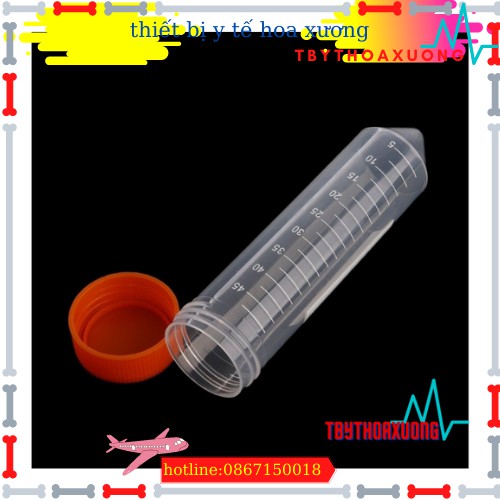 ỐNG LY TÂM 15ML- ỐNG FALCON 15ML TÚI 100 CÁI ĐÁY NHỌN , CHIA VẠCH