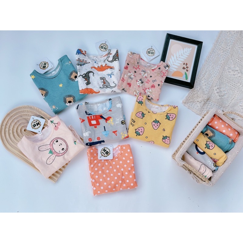 sỉ Lố 49b giá 49k. Bộ cotton cho bé trai và bé gái