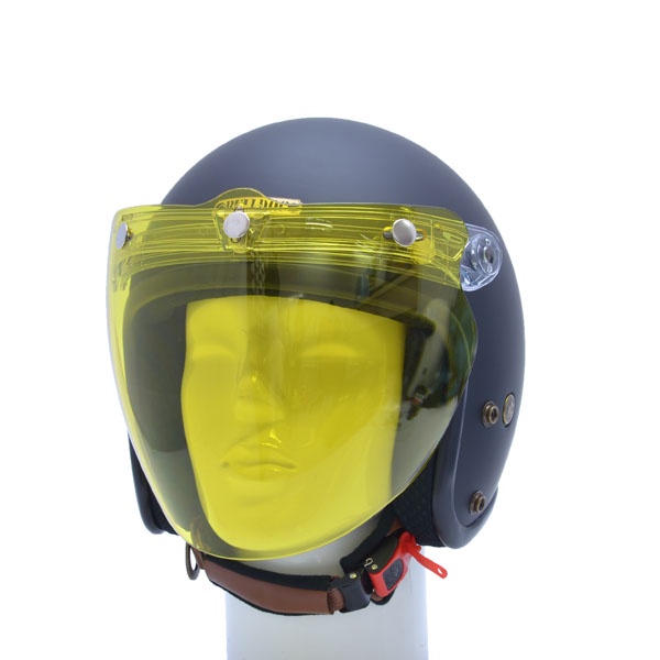 Kính Gắn Mũ Bảo Hiểm Bulldog Eagle (Phẳng) - Nhiều màu - Kính 3 Khuy gắn mũ chắn gió bụi