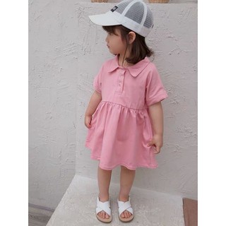 Váy Polo cổ Đức dáng xoè