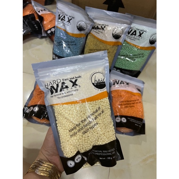 CHÍNH HÃNG- SÁP WAX LÔNG NÓNG HẠT ĐẬU ( GÓI LỚN 500g )